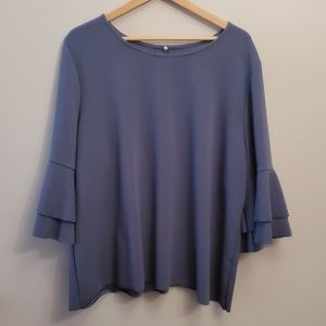 Lane Bryant 22/24 blue blouse
